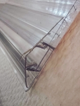 З'єднувальний роз'ємний профіль кришка+база  8-10мм прозорий 6000