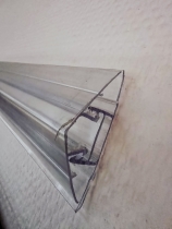 З 'єднувальний нероз'ємний профіль 6-8мм прозорий 6000