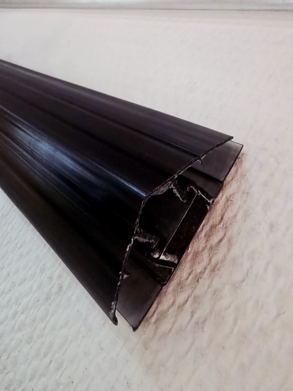 З'єднувальний роз'ємний профіль кришка+база  8-10мм сірий 6000