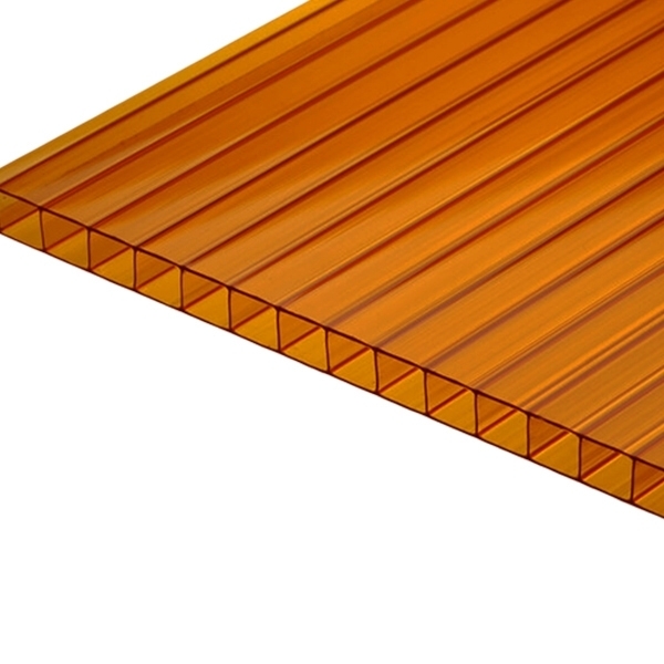 Сотовий полікарбонат  "Balkan Plastics" Standart Europe 10 мм бронзовий 2100x12000