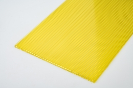 Стільниковий сотовий полікарбонат  "Balkan Plastics" Standart Europe 8 мм жовтий 2100x12000