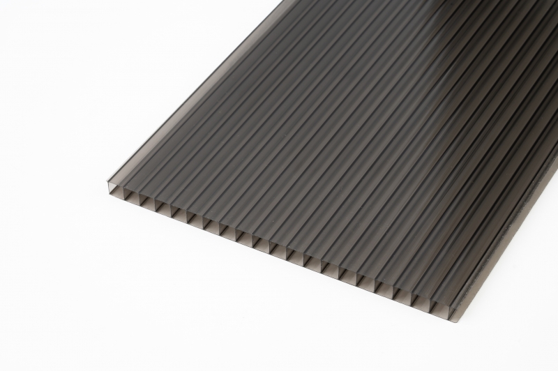 Сотовий полікарбонат  "Balkan Plastics" Standart Europe 10мм сірий 2100x6000