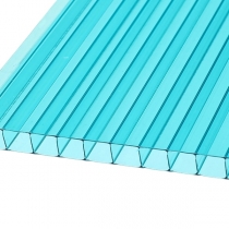 Сотовий полікарбонат  "Balkan Plastics" Standart Europe 10 мм бірюзовий 2100x6000