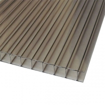 Сотовий полікарбонат  "Balkan Plastics" Standart Europe 10 мм сірий 2100x12000