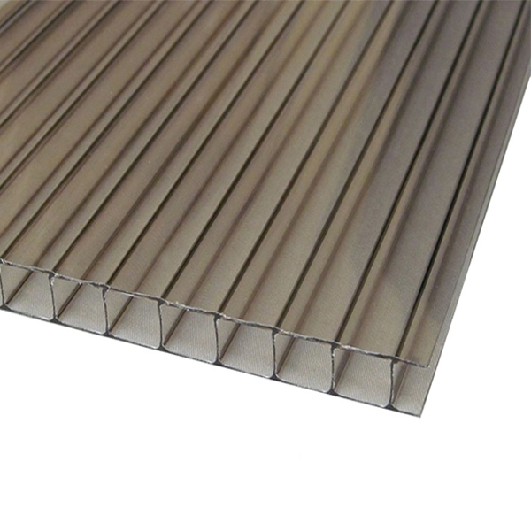 Сотовий полікарбонат  "Balkan Plastics" Standart Europe 10 мм сірий 2100x12000